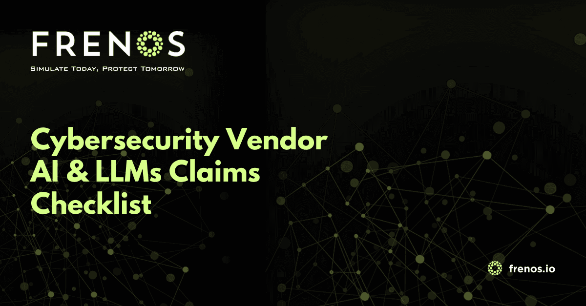 Cybersecurity Vendor AI & LLM Claims Checklist