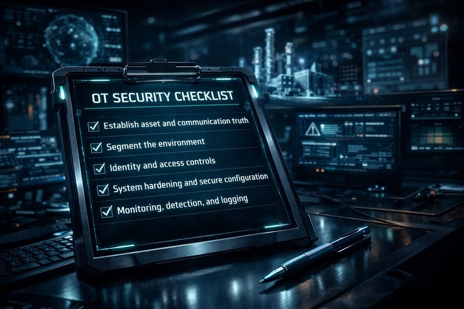 OT Security Checklist SCADA ICS