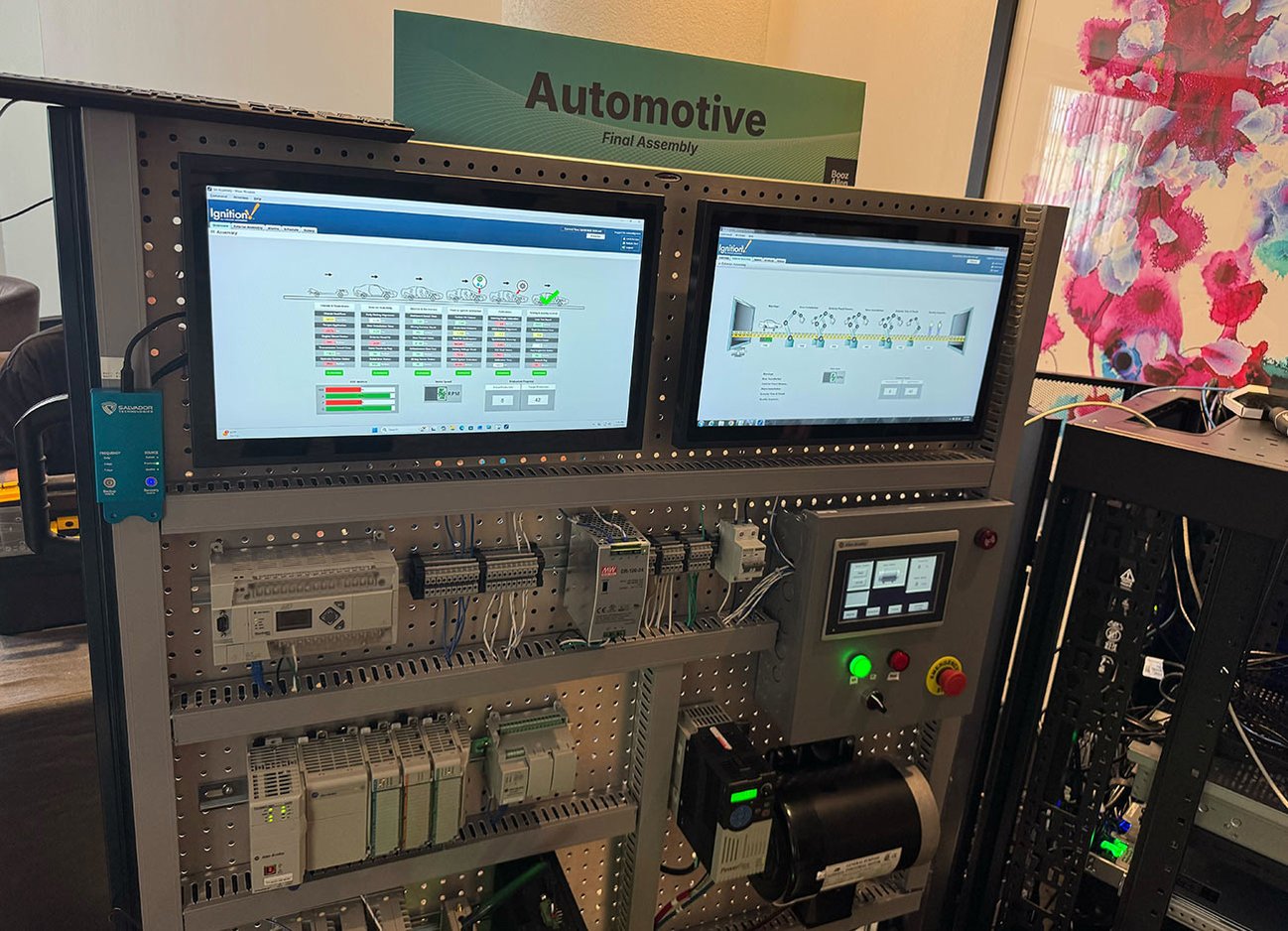 Booz Allen POC Pavilion, network and control system hardware